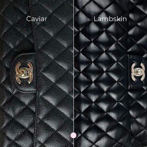 is chanel caviar cheaper than lambskin|Lambskin vs Caviar: Chanel Leather Guide .